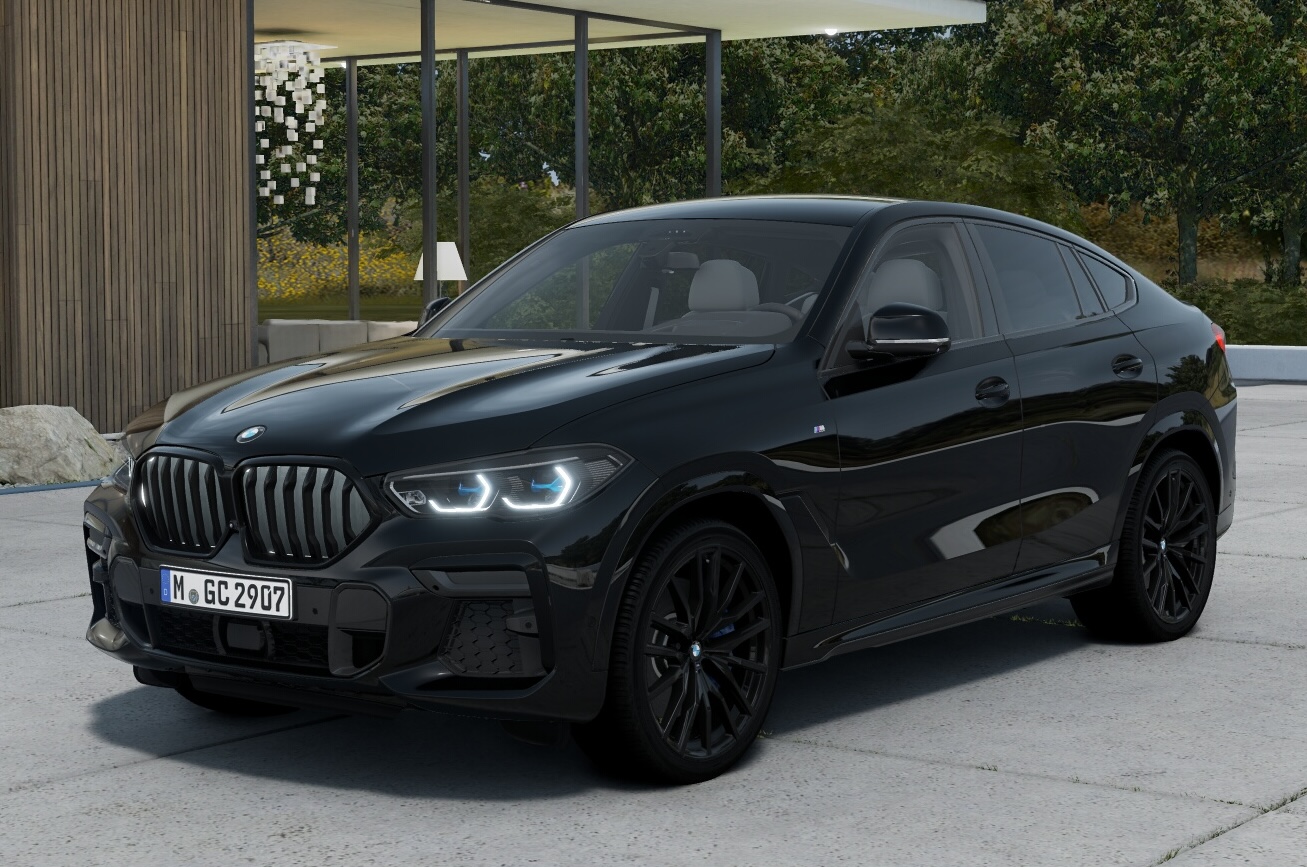 BMW X6 40i Msport | skladem | české auto po prvním majiteli | sportovně luxusní benzínové SUV coupé | černá metalíza s černo-bílou kůží | plná výbava | top stav | VIP cena | nákup online | AUTOiBUY.com